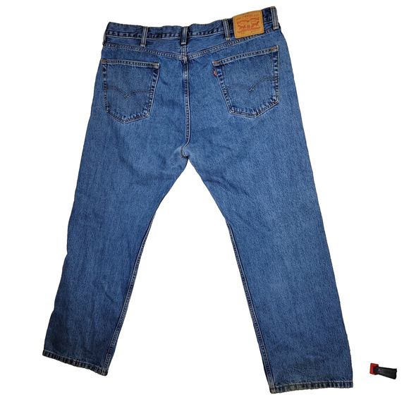 Vintage Levi Jeans Mens Sz 40x30 Blue Y2k Grunge Gorpcore Levis Jean Pant Pants - Picture 2 of 16